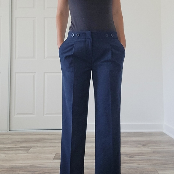 New without tag Tommy Hilfiger pants size 00 low waist Blue - Picture 8 of 8